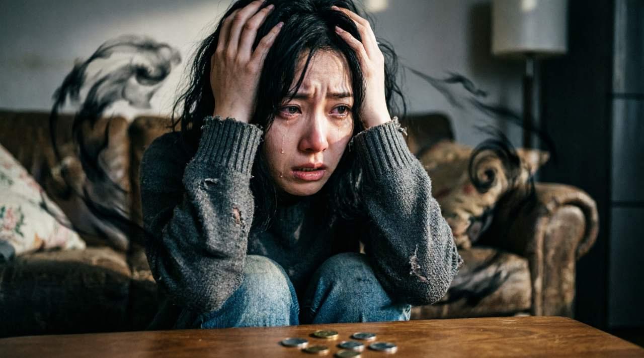 嫌なボディタッチに違和感を覚える女性の表情