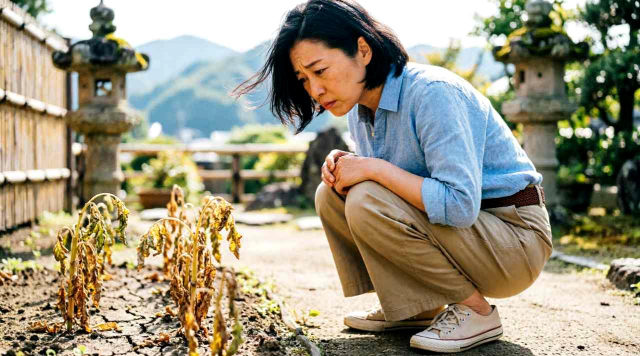 自分を責めずに気持ちを立て直していく女性のイメージ