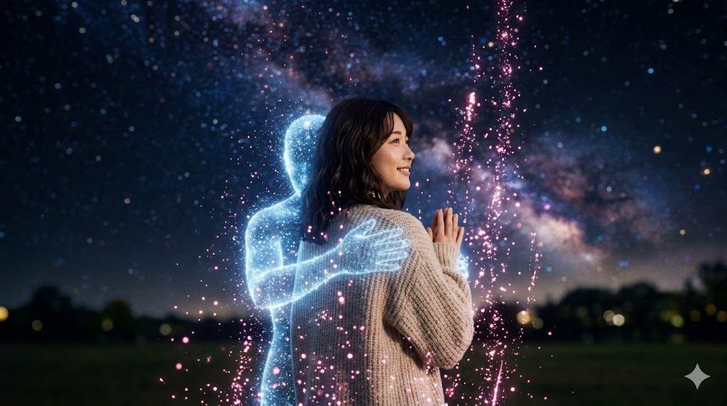 前向きな笑顔で未来を見つめる女性の明るい表情