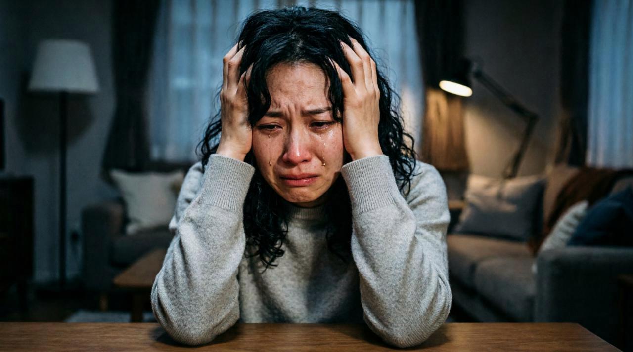 部下の頭に触れる上司の心理を考える女性のイメージ