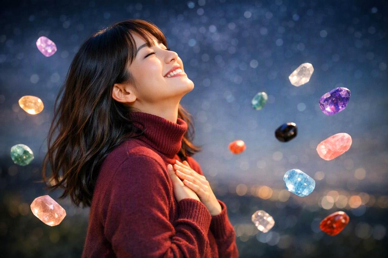 拒否した後も友達関係を保つために笑顔でフォローする女性のイメージ