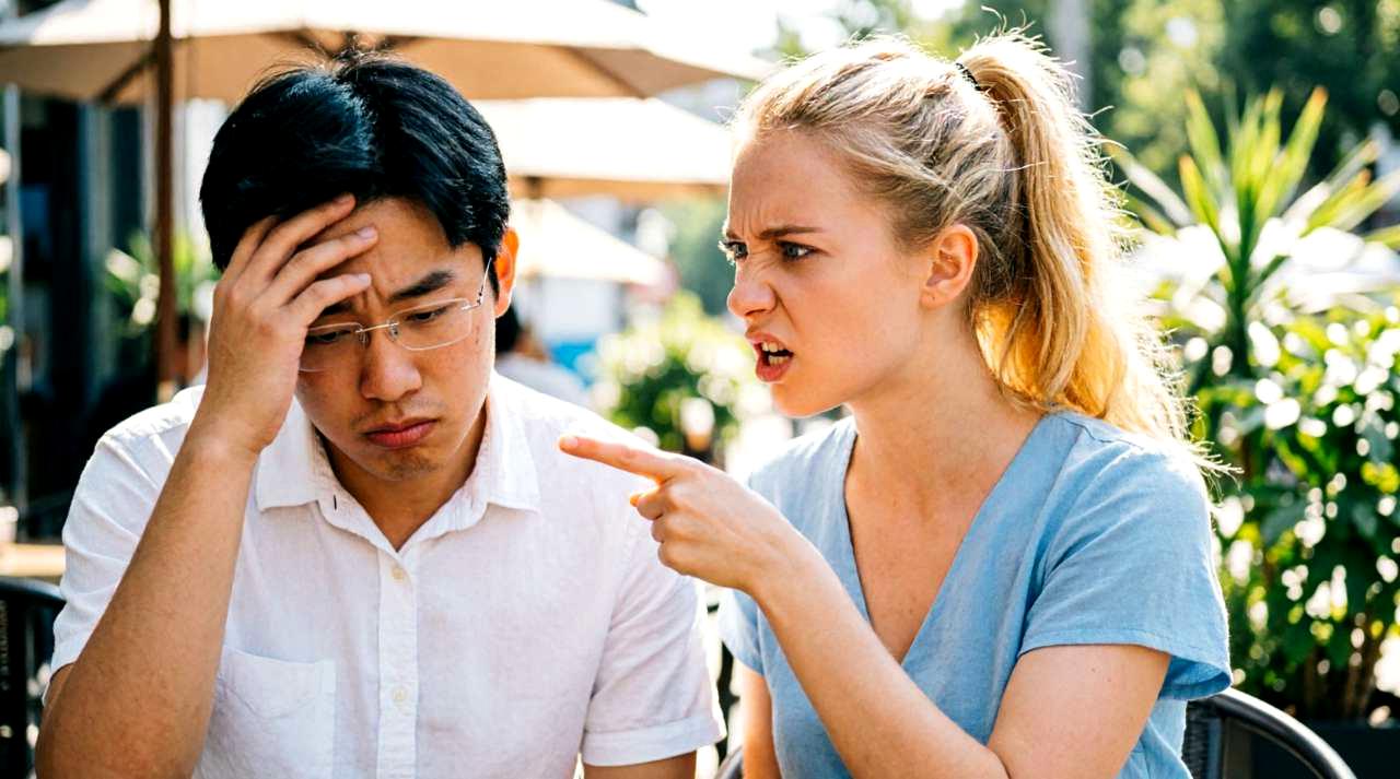 年下男性に女性として意識される自然なデートを楽しむ大人の女性のイメージ