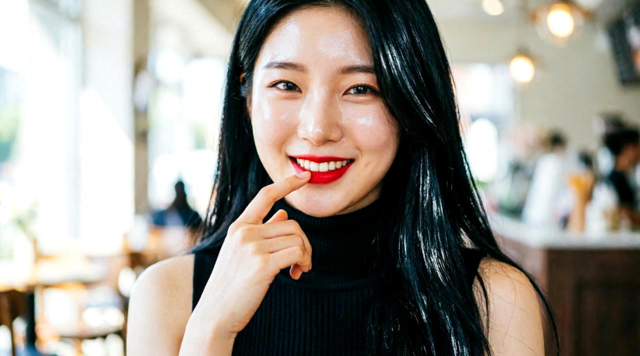 女性が用意した質問リストを見ながら年上彼氏と楽しそうに会話している場面