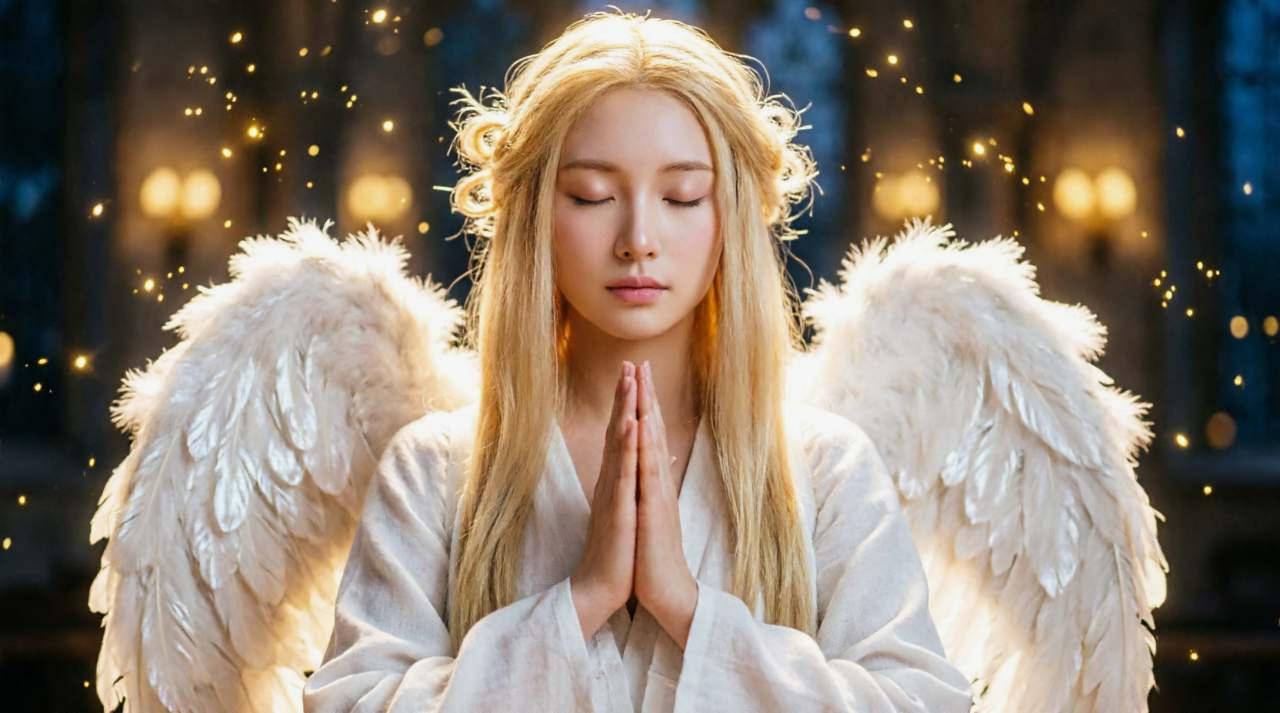 ノートとペンを持ち、落ち着いて準備する女性の姿