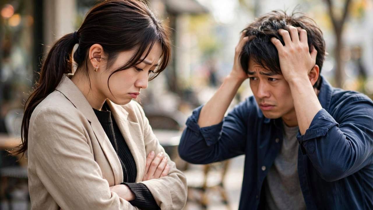 相手の反応を見ながら心地よい距離を保つ大人の恋愛イメージ