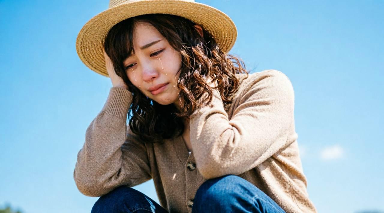触られてしまった後の対処法に悩む女性の姿