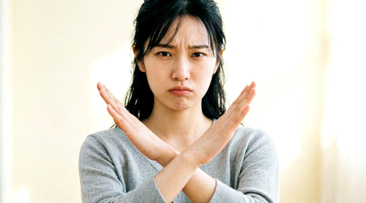 男友達に髪を触られる悩みを解決し心地よい関係を築く女性のイメージ