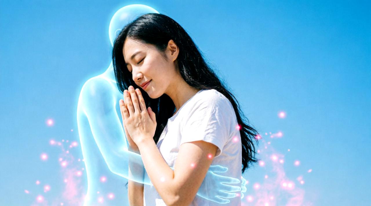 恋愛の悩みを整理して前向きになる女性のイメージ
