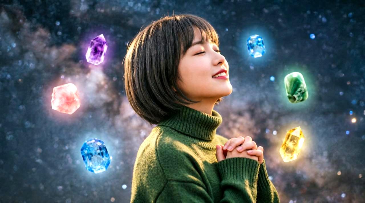 冷静な表情で話す女性とメモを取る上司のイラスト