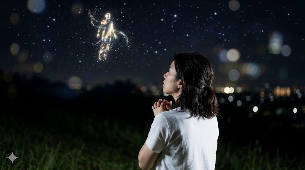 自然体で柔らかな雰囲気を持つ女性が年下男性と会話する様子