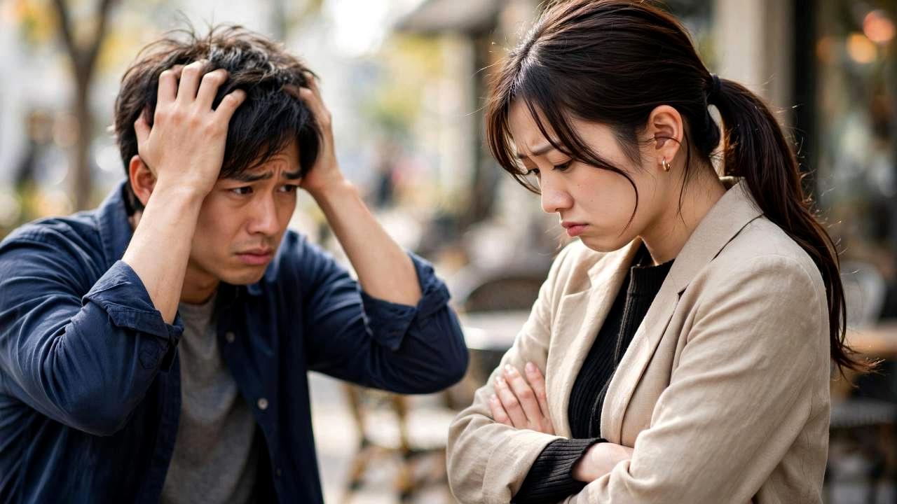 男友達の男性心理を考え、友情と恋愛の境界線に悩む女性