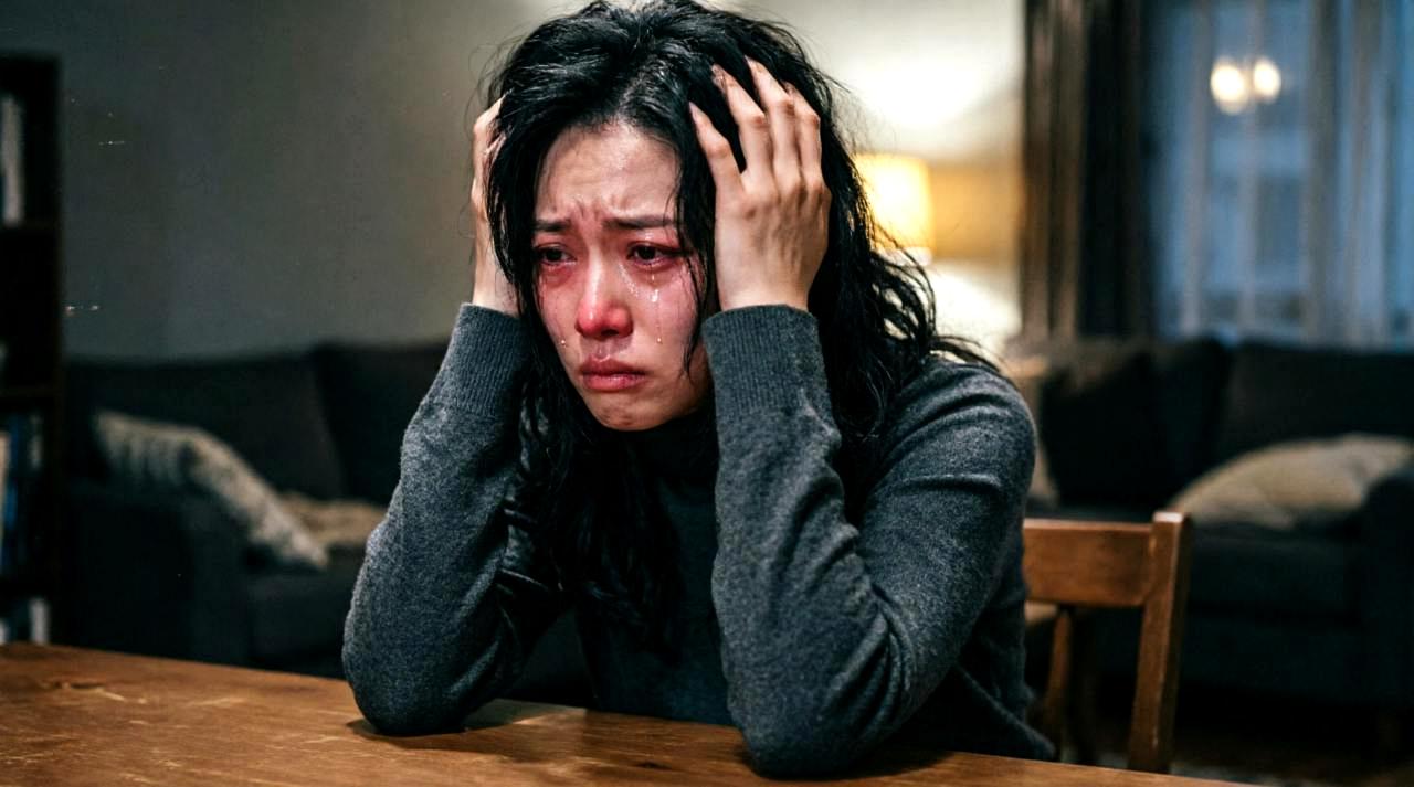 バイト先で脚を触ってくる相手に毅然とした態度で拒否し、自分を守る女性の姿と安心の光
