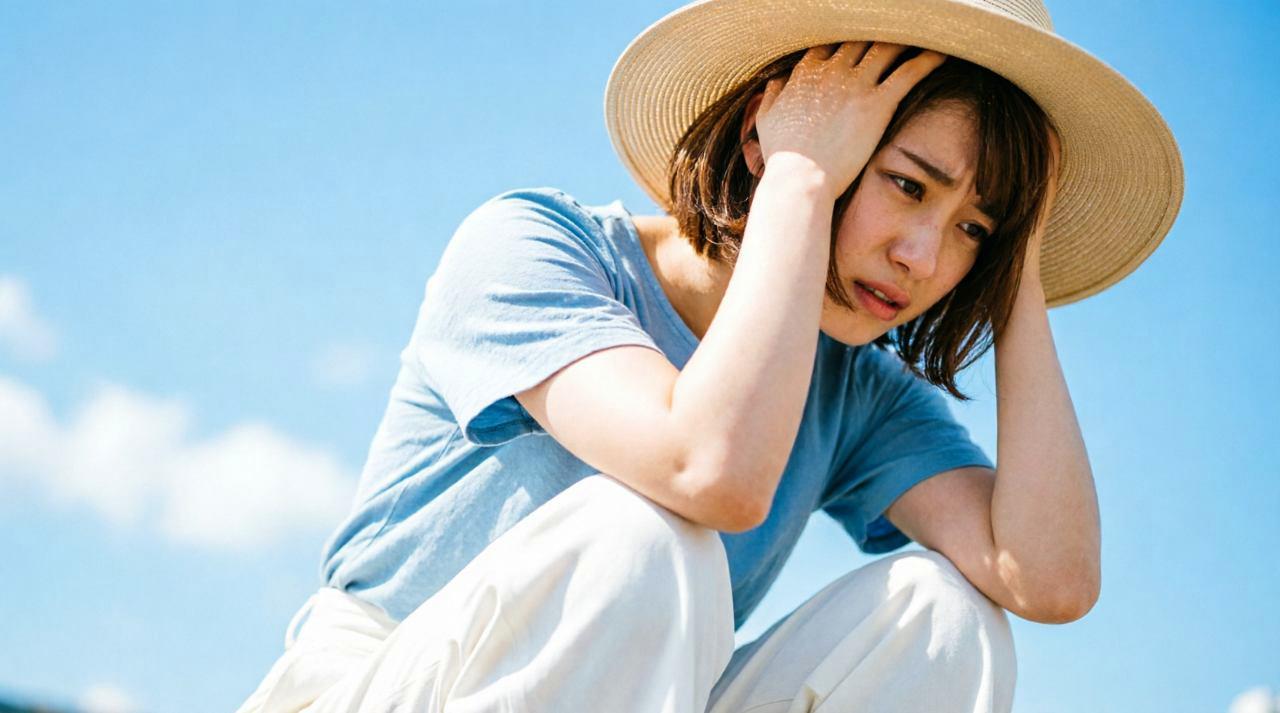 恋愛がうまくいかない原因を考える女性のイメージ
