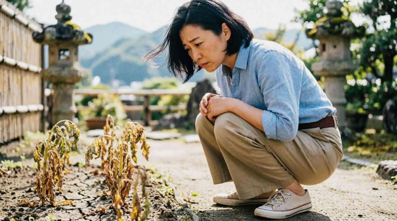 ボディタッチへの対処法を考える女性のイメージ