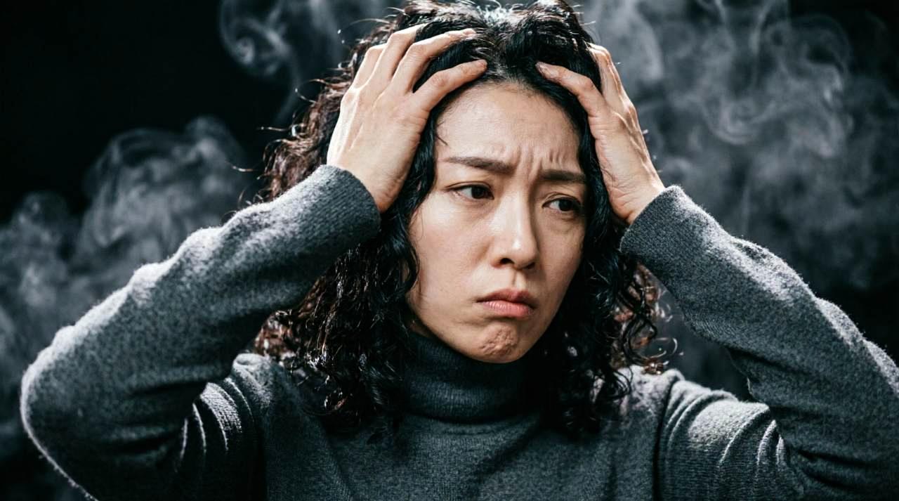 年上女性が年下男性の悩みを優しく聞いている様子