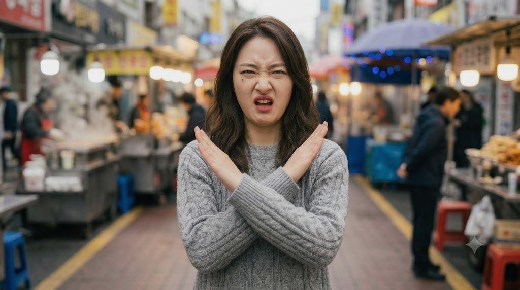 バイト先で同僚から髪を触られている困惑した女性の表情
