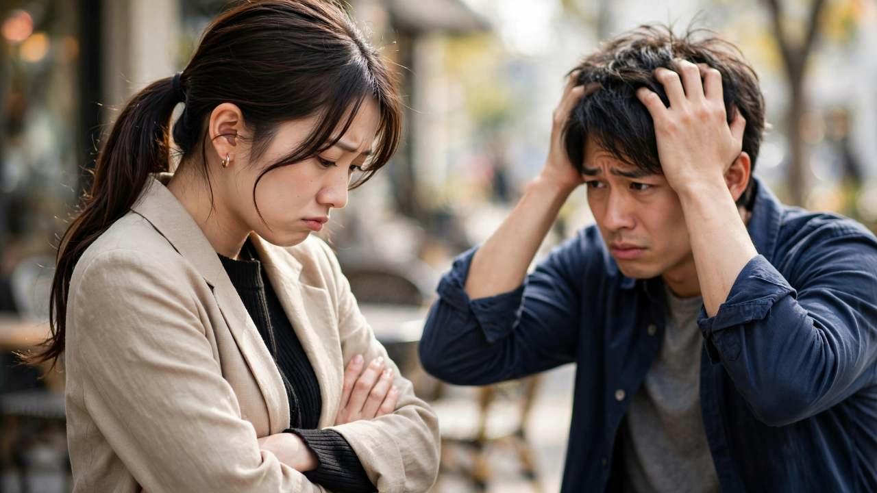 彼氏の愛情が執着に変わることを心配する女性