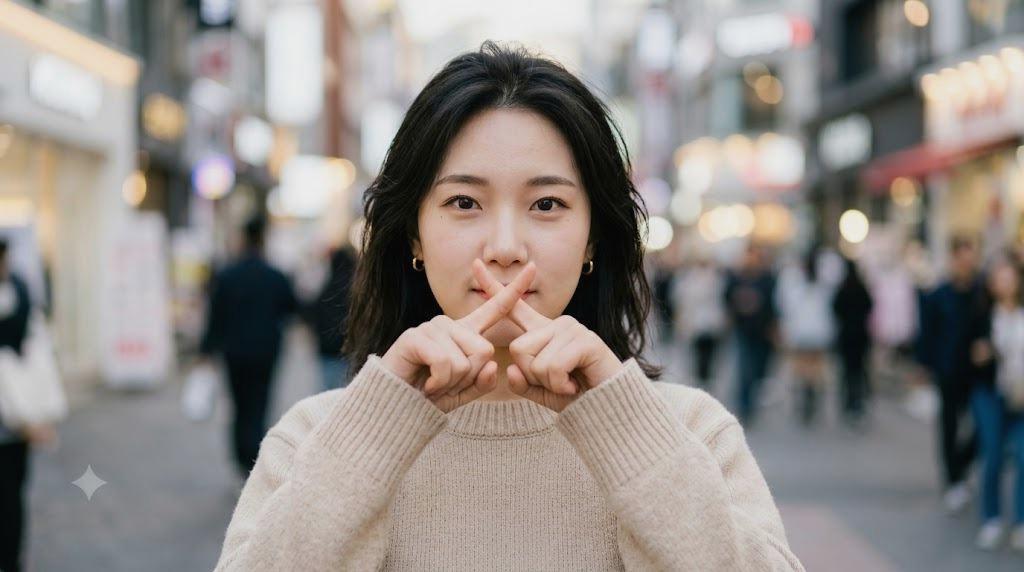 窓の外を見て決意を固める女性の横顔