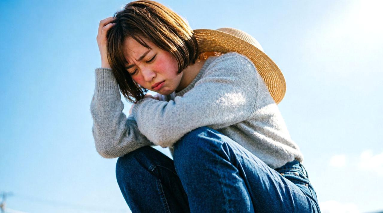 バイト先のセクハラに毅然と立ち向かい前を向く女性の姿